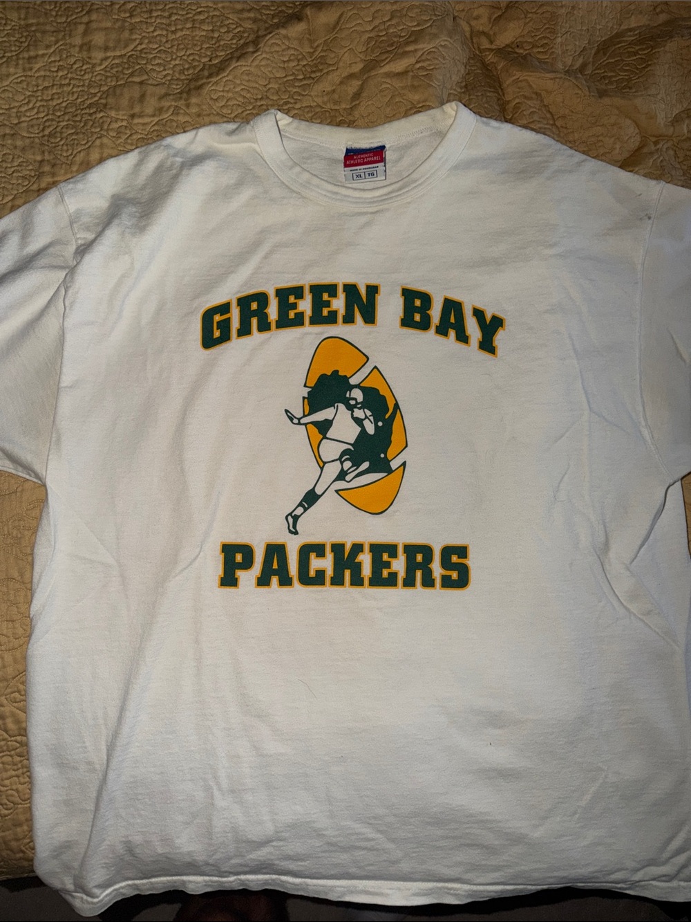 Champion - Green Bay Packers White Crewneck T-Shirt